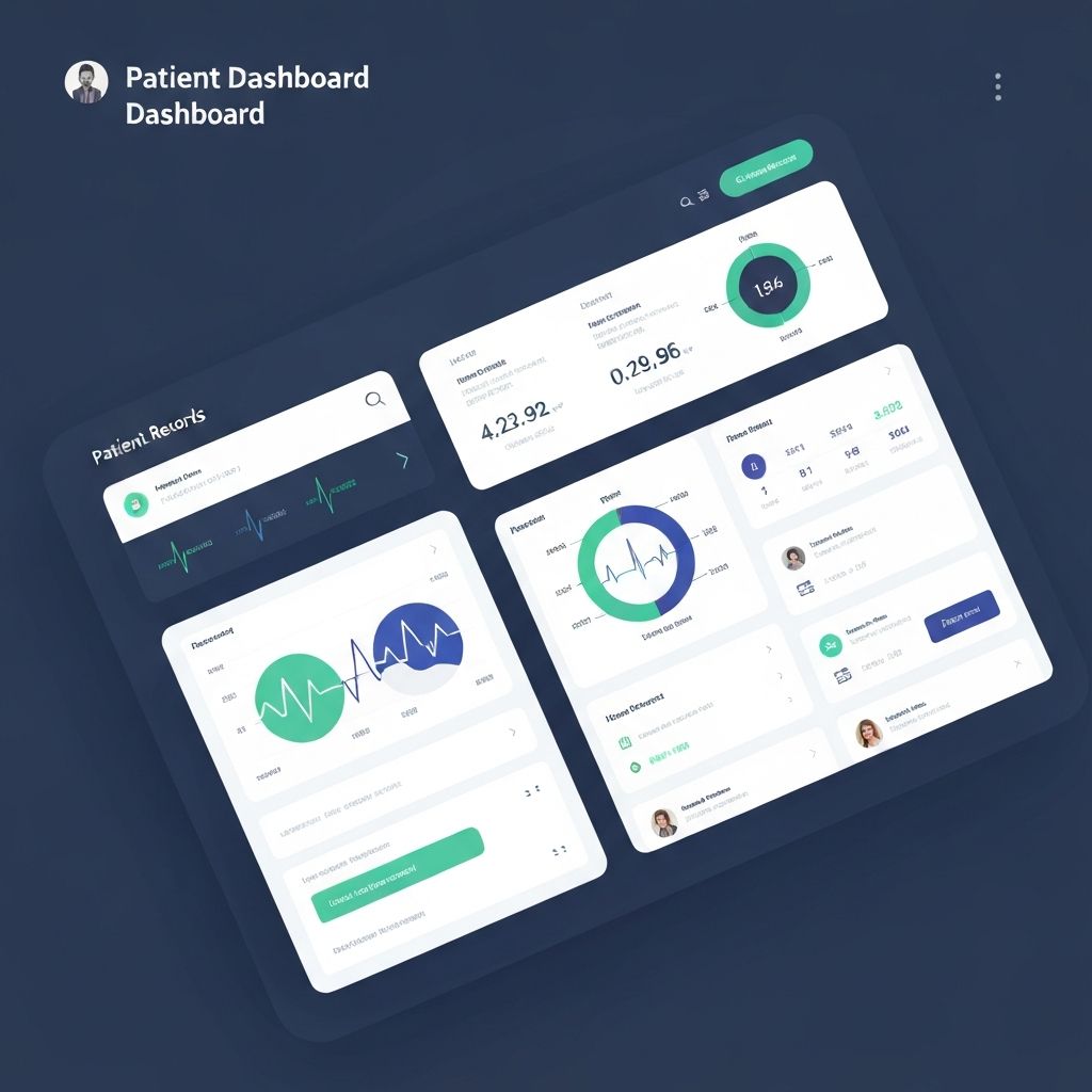 med.rw healthcare dashboard interface showing patient management and analytics